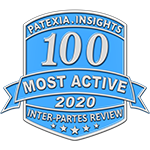 patexia insights 100 Most Active 2020 inter-partes review