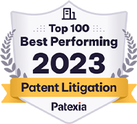 Top 100 Best Performing 2023 | Patent Litigation | Patexia