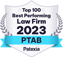 Top 100 Best Performing Law Firm 2023 | PTAB | Patexia